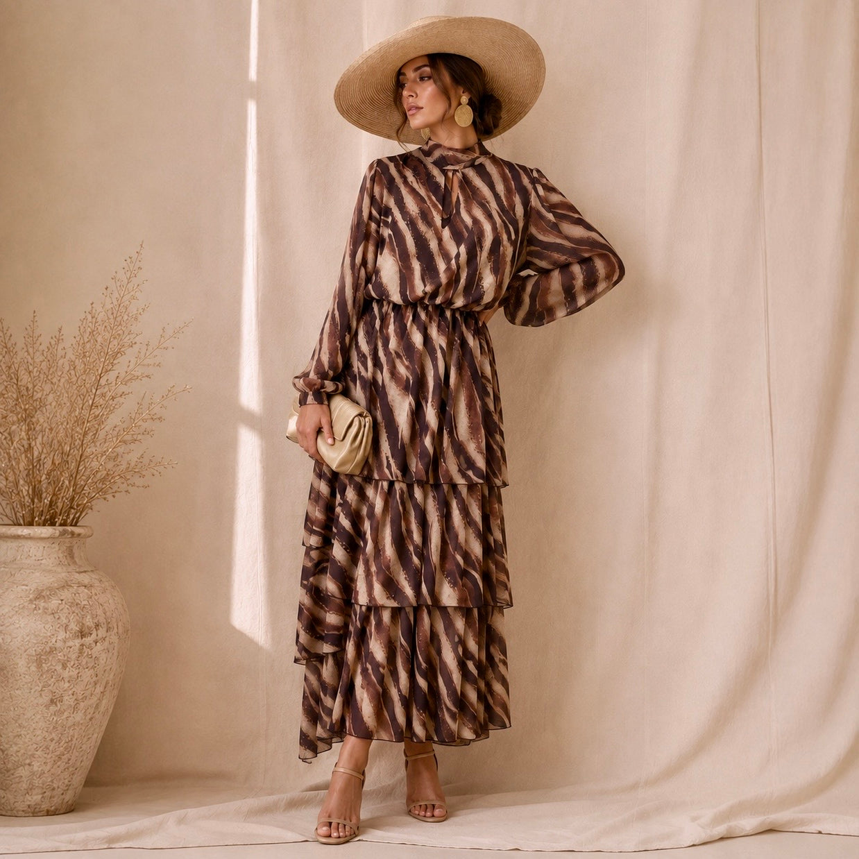Vestido Vega estampado