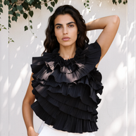 Top Paloma Negro