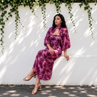Vestido Elysa Mangas capas
