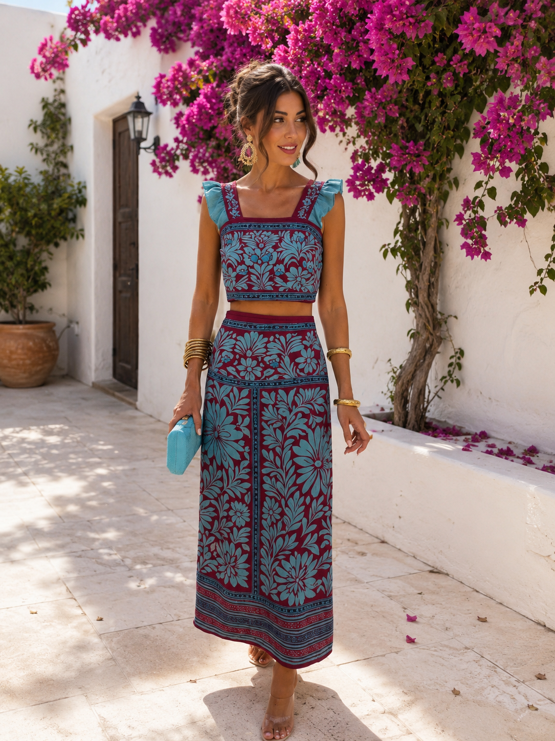 Conjunto Amelia Turquesa