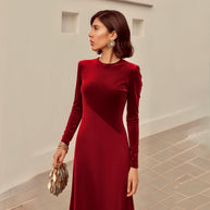 Vestido Camelia Rojo