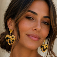 Pendientes corazón Leila