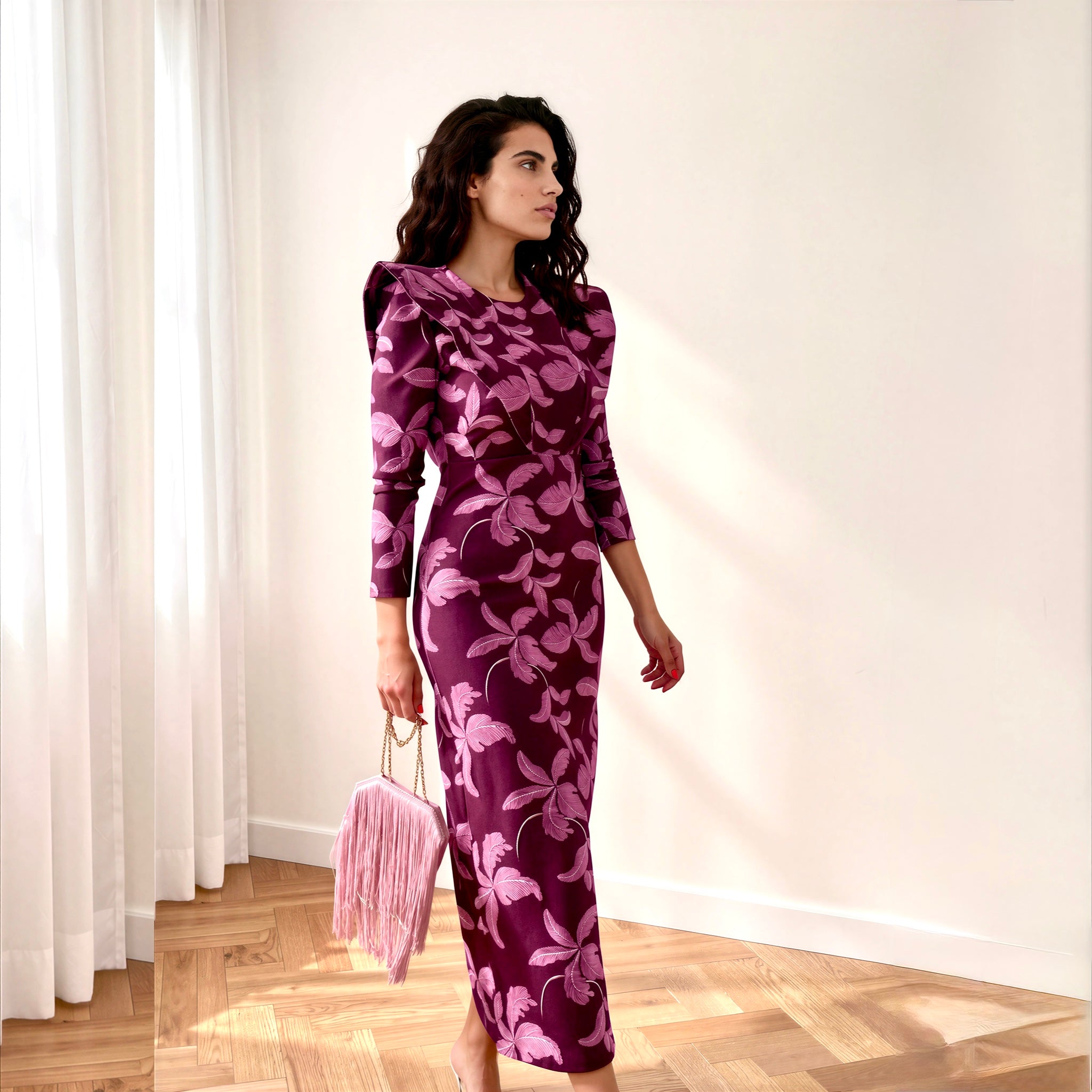 Vestido Cassie Burdeos
