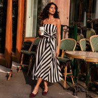 Vestido rayas Provenza