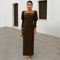 Vestido Elvira Marrón