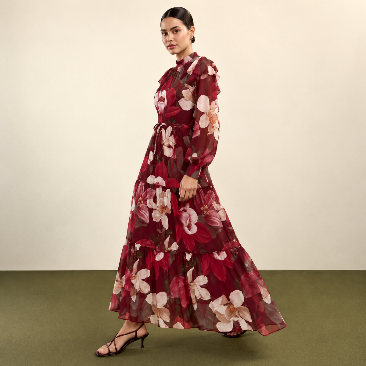 Vestido Tana Burdeos