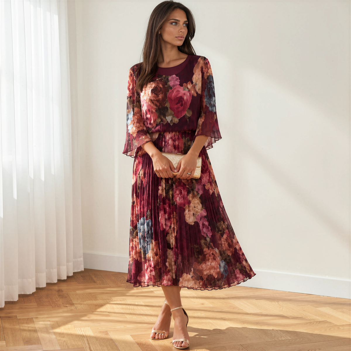 Vestido Belinda Burdeos