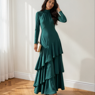 Vestido Carolina Petróleo