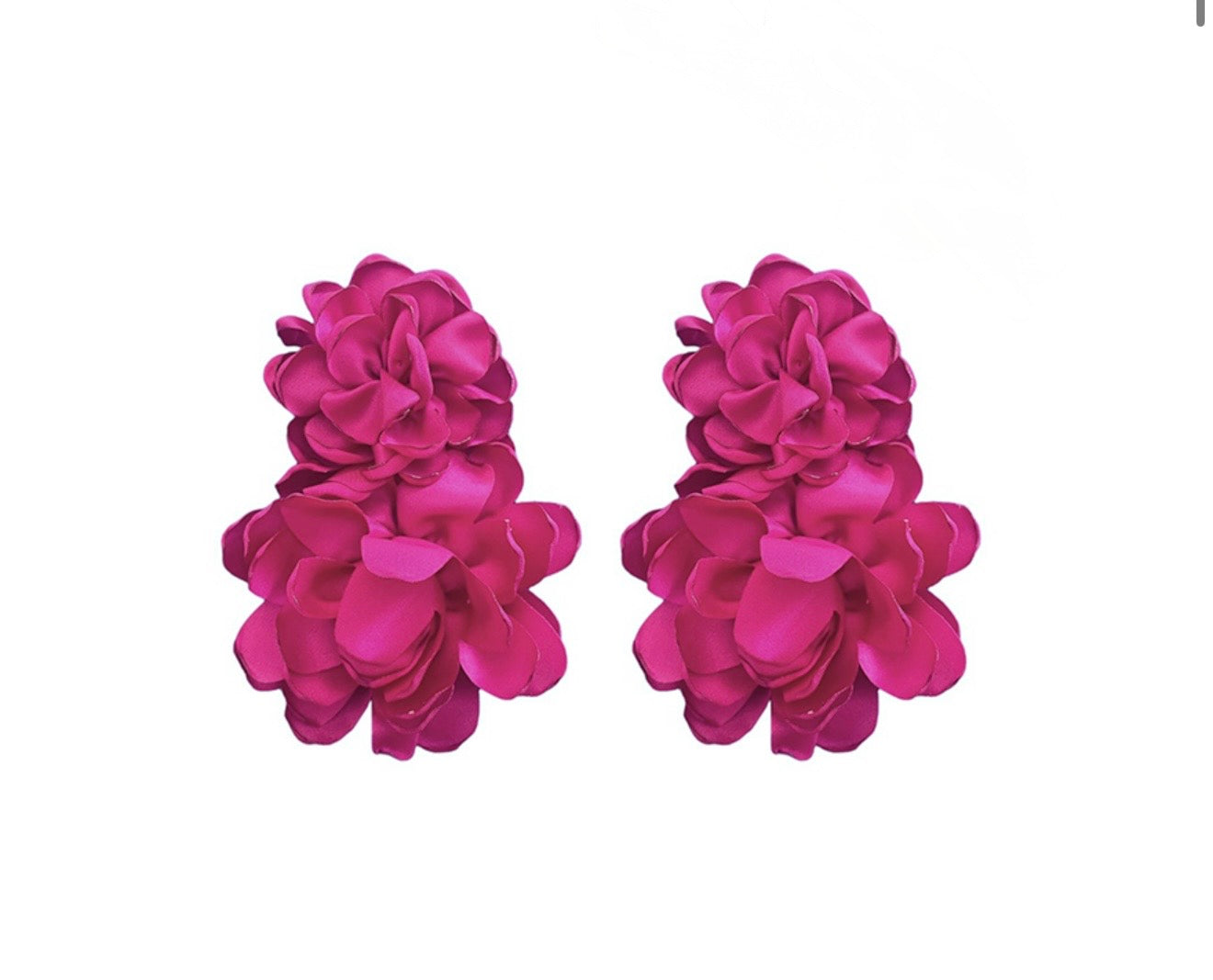 Pendientes doble flor Buganvilla