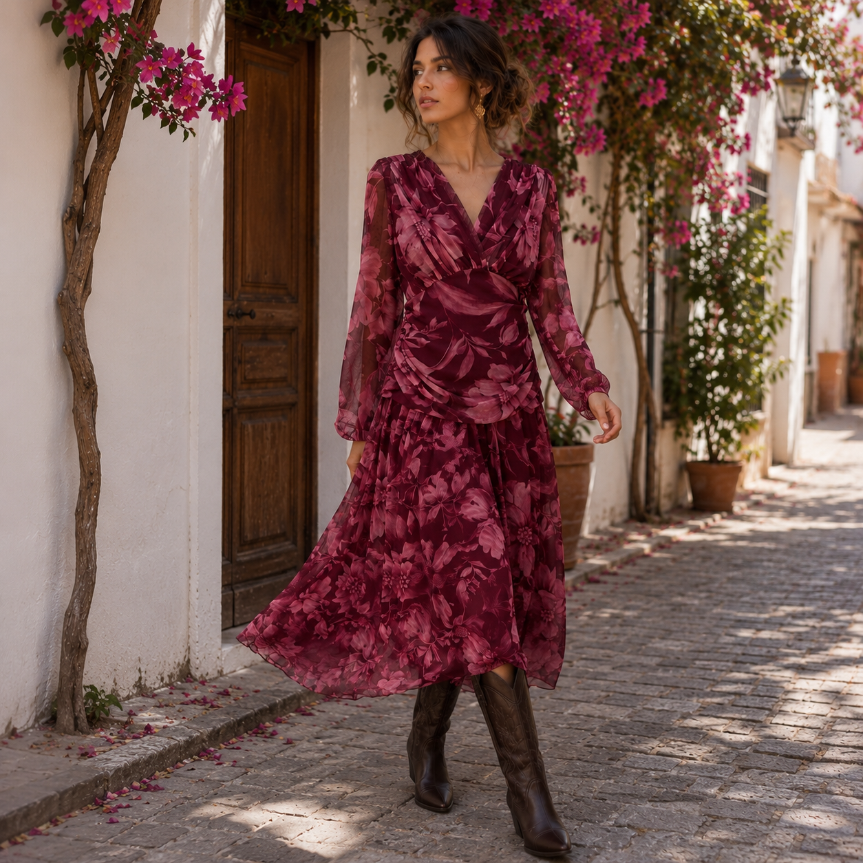 Vestido violeta
