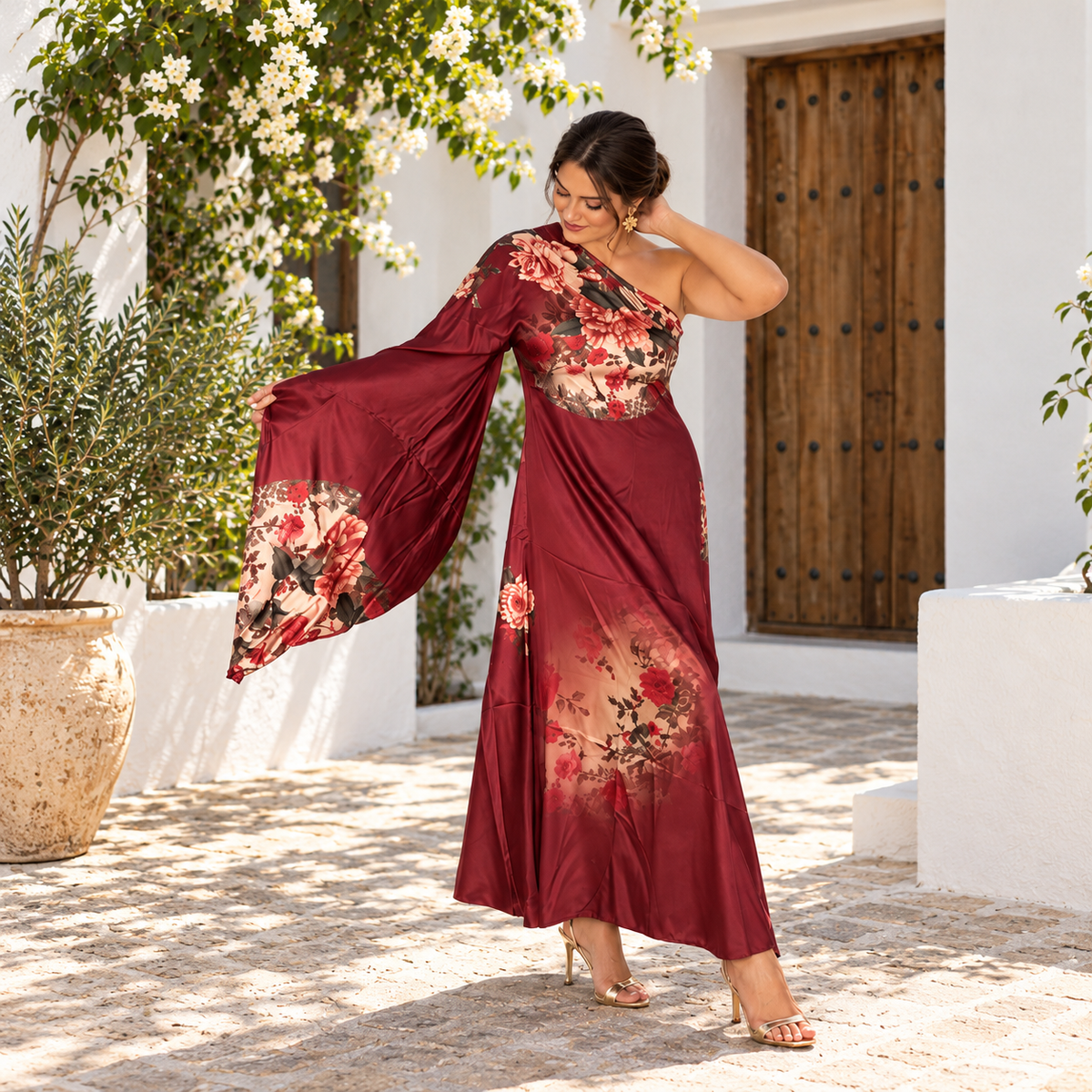 Vestido Akira Burdeos