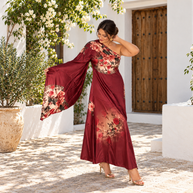 Vestido Akira Burdeos