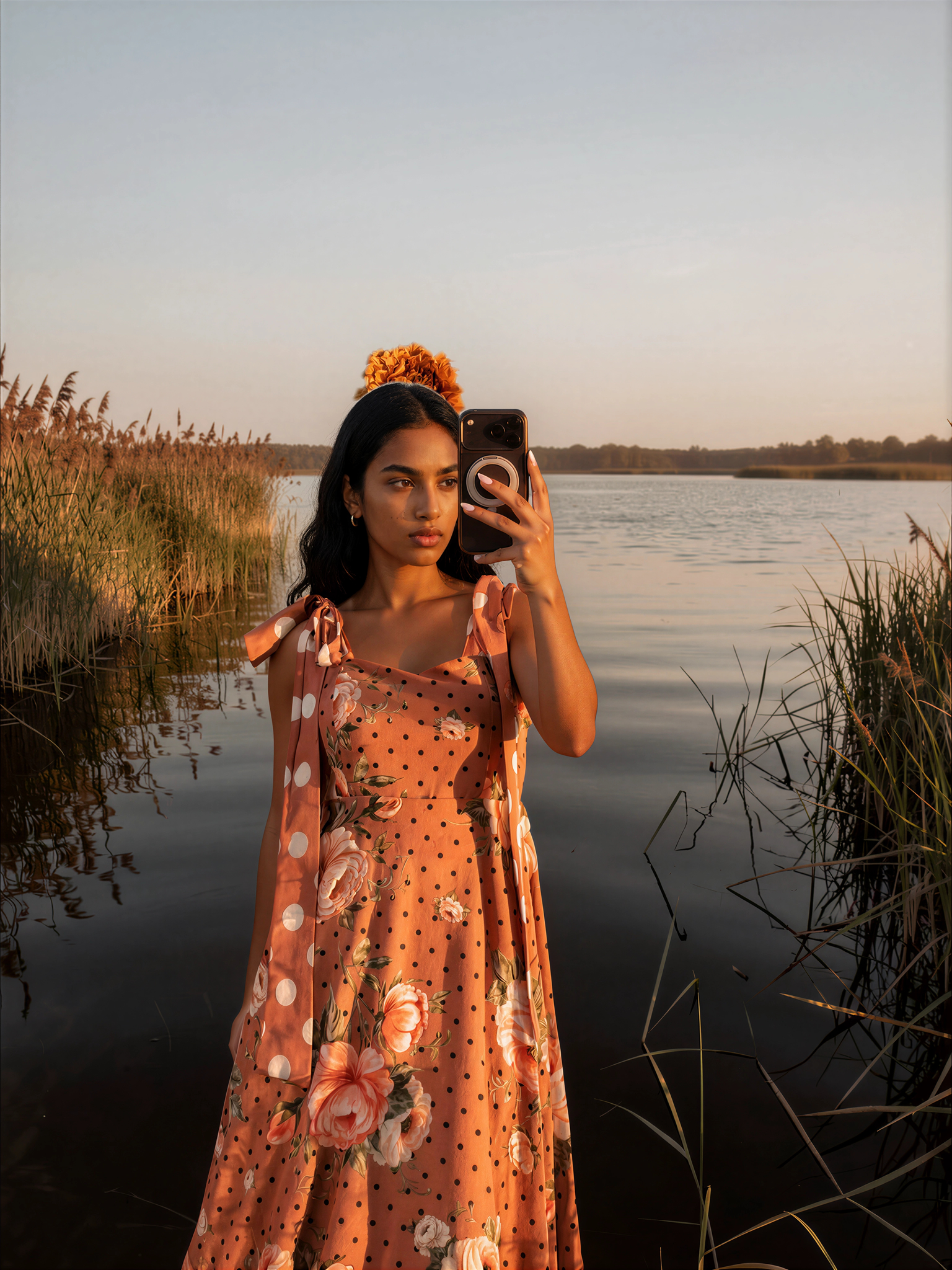 Vestido Guadiana Coral