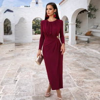 Vestido Lourdes Burdeos