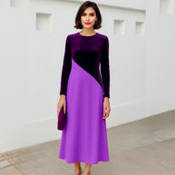 Vestido Camelia Malva