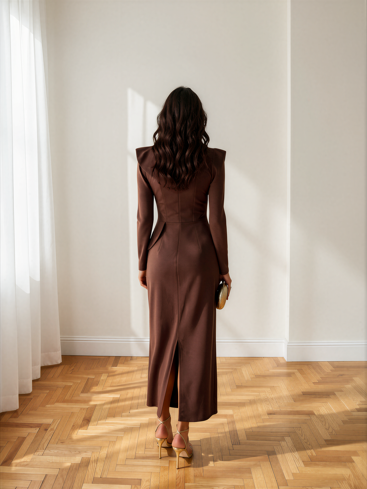 Vestido Allegra Marrón