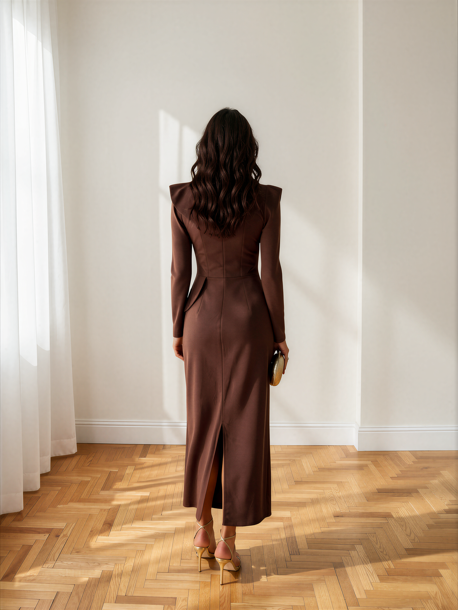 Vestido Allegra Marrón
