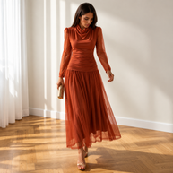 Vestido Stella Teja