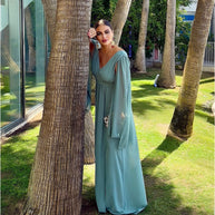Vestido Telma Agua Marina
