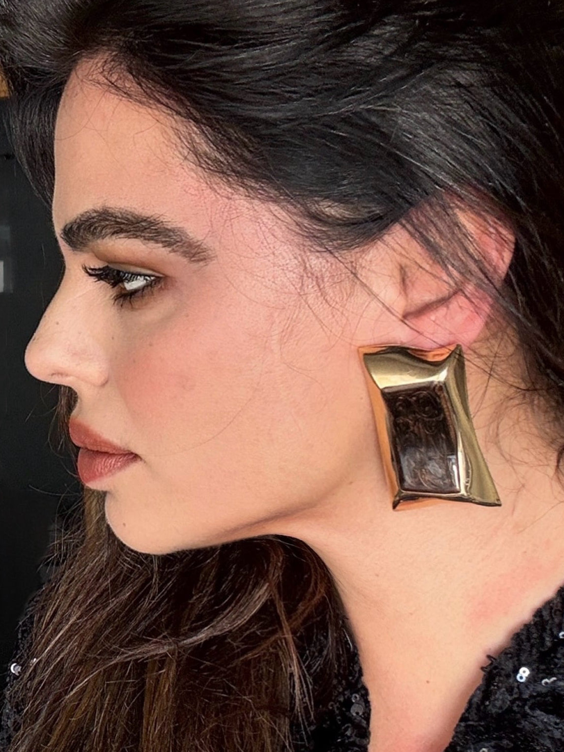 Pendientes Marita marrón