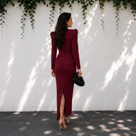 Vestido Allegra Burdeos