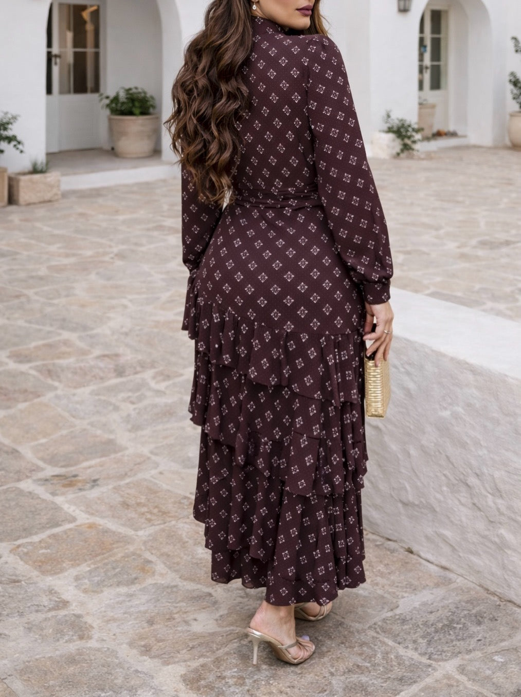 Vestido Marta marrón