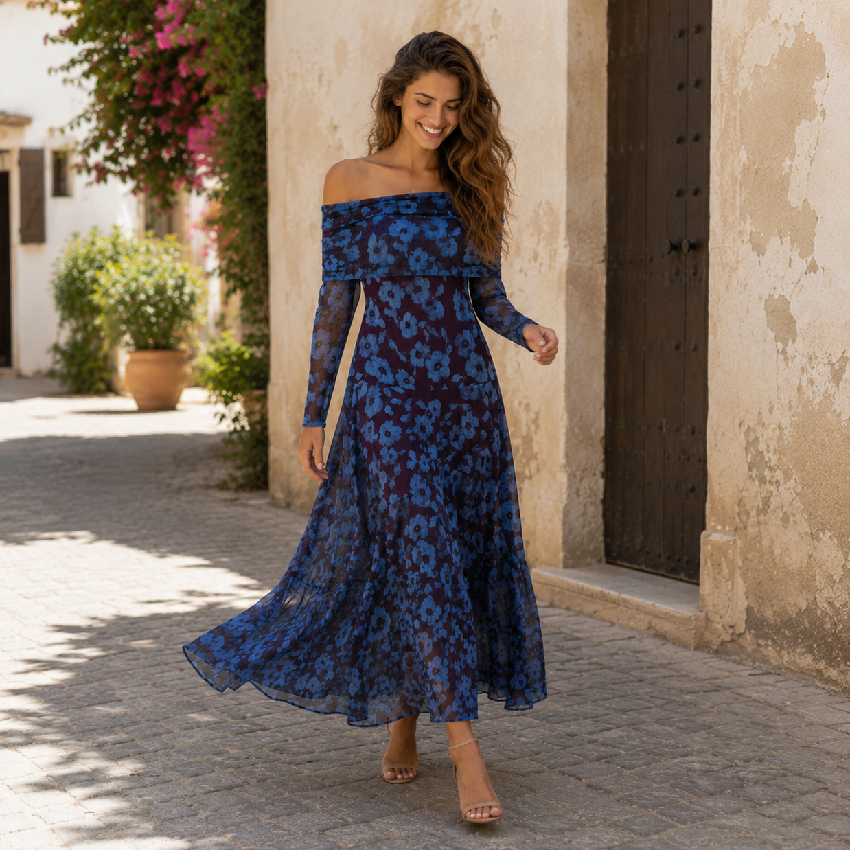 Vestido Catrina Azul