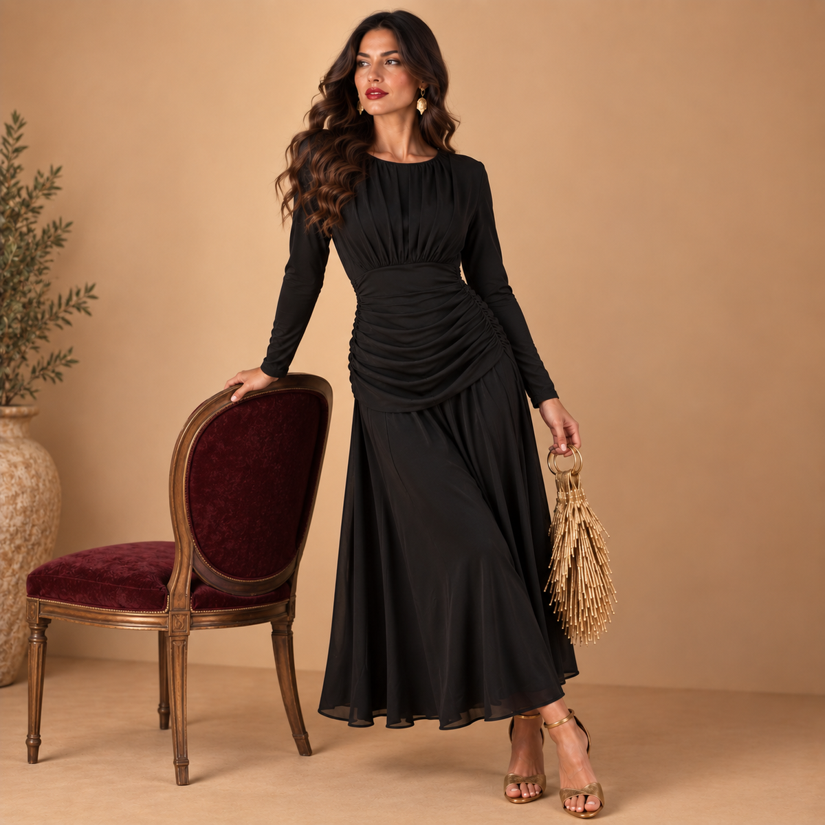 Vestido Avelin Negro