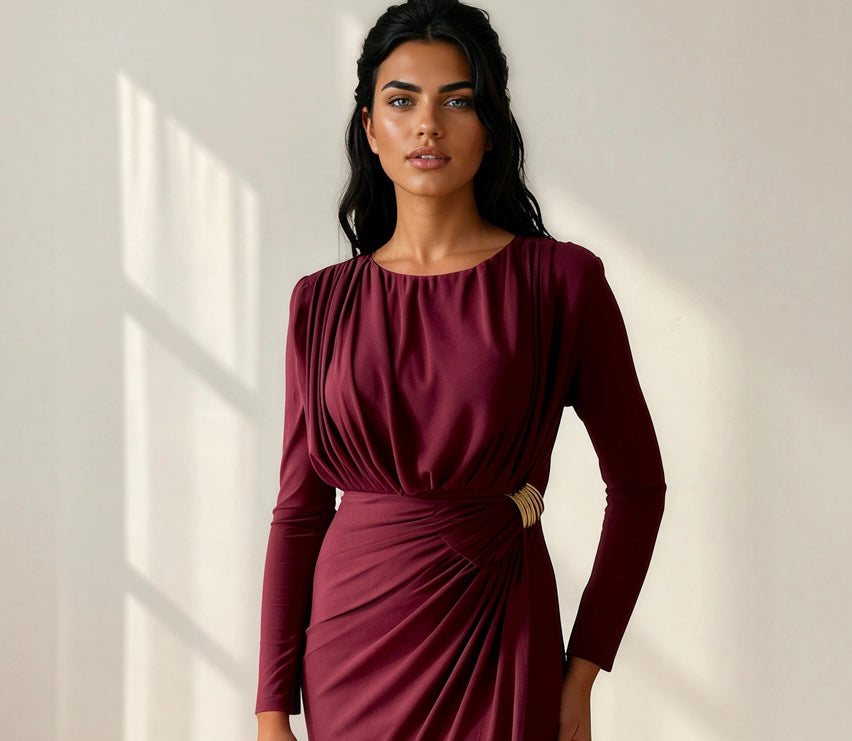 Vestido Lourdes vino