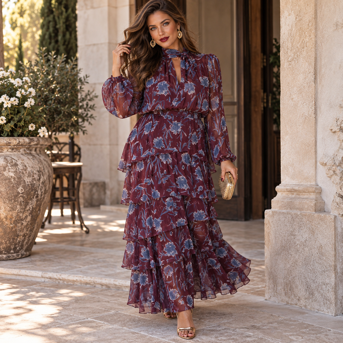 Conjunto Francina Burdeos