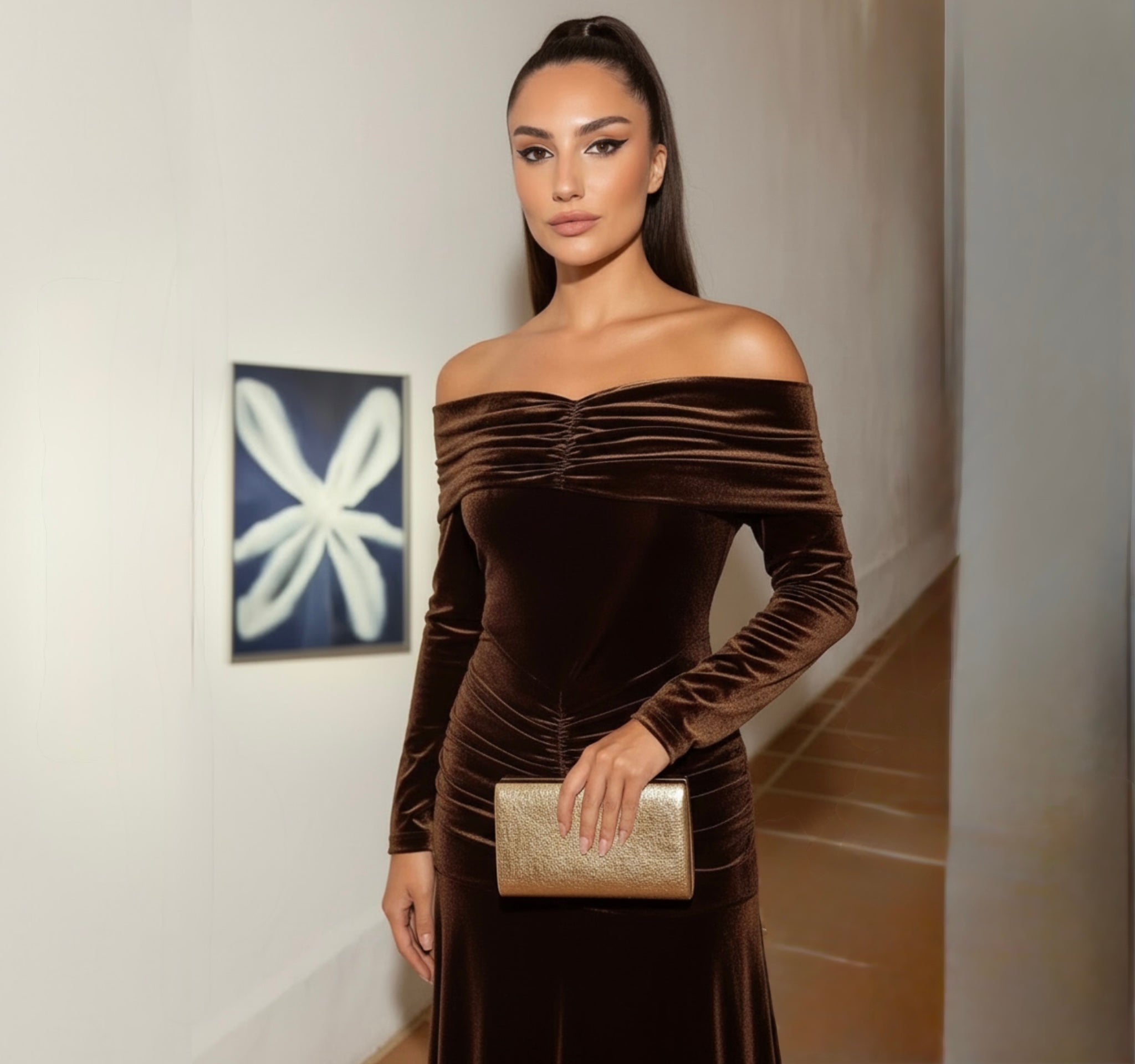 Vestido Mila Marrón