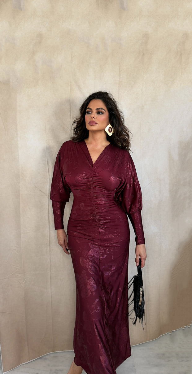 Vestido Mara Burdeos