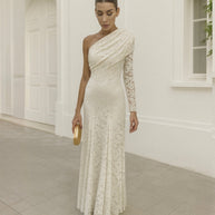 Vestido Marlene Blanco roto