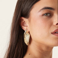 Pendientes hoja grecia