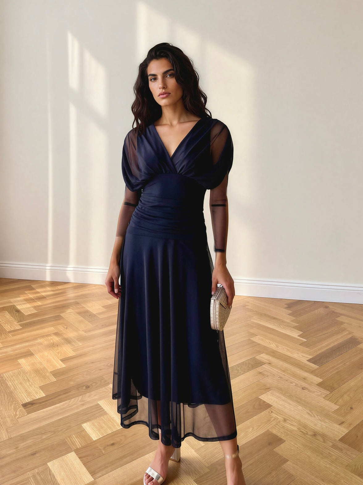 Vestido Talía Azul Marino