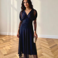 Vestido Talía Azul Marino