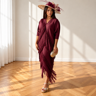 Vestido Etenia Burdeos