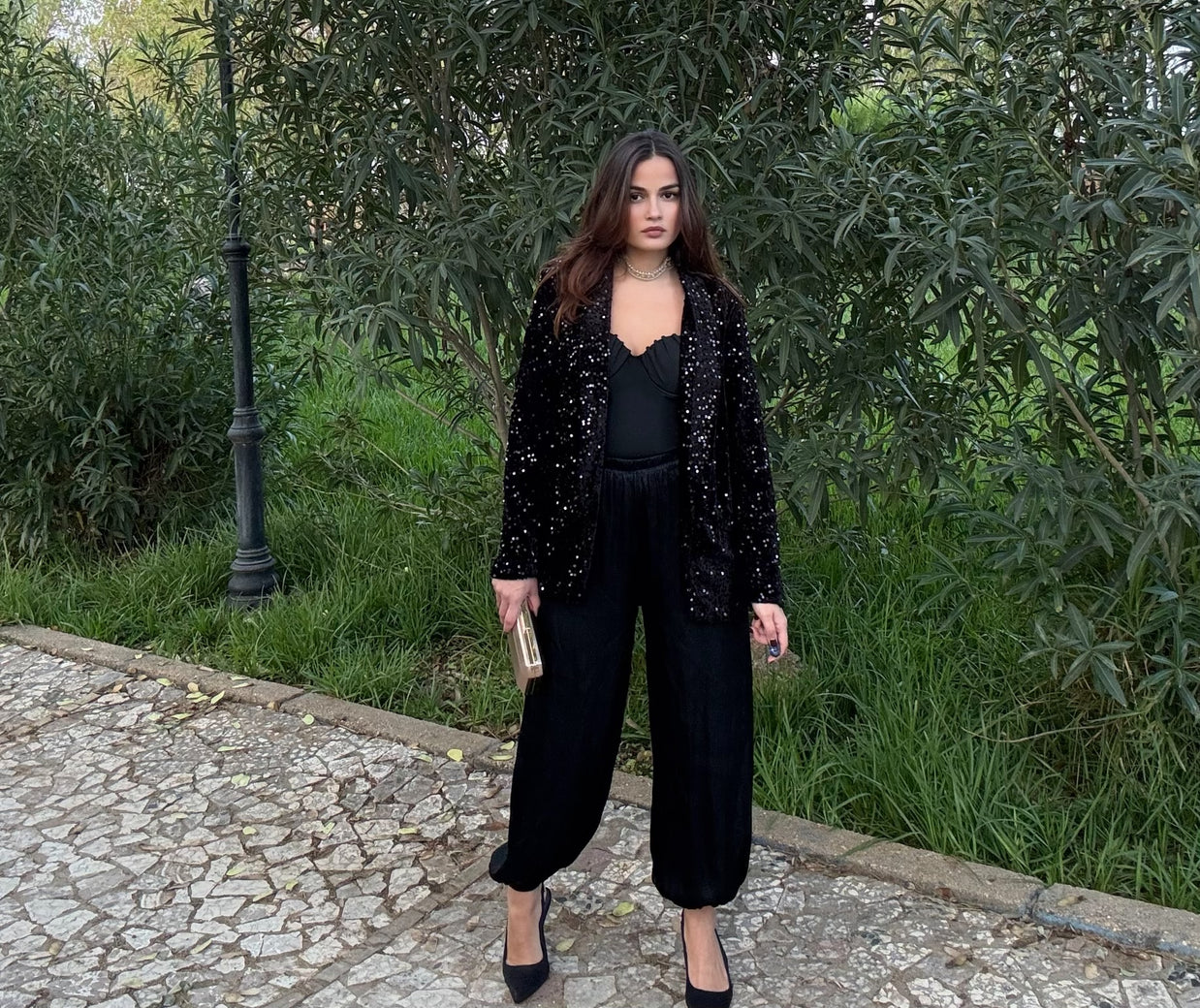 Blazer lentejuelas Leire