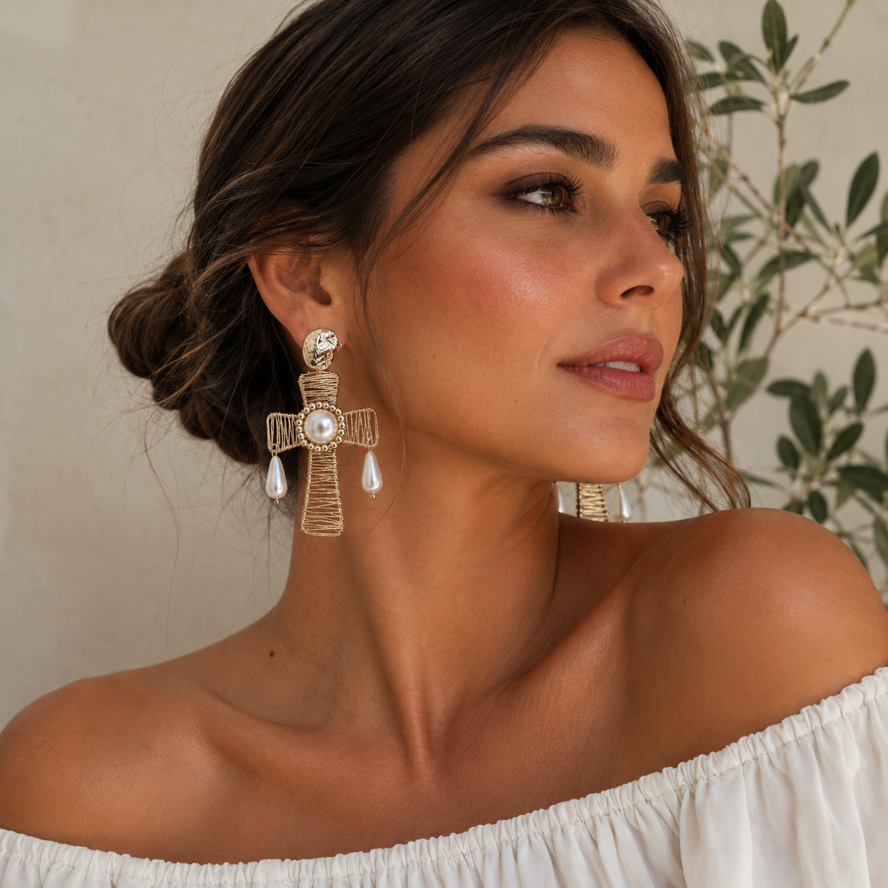 Pendientes de Cruces Lorena