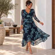 Vestido Paola Azul