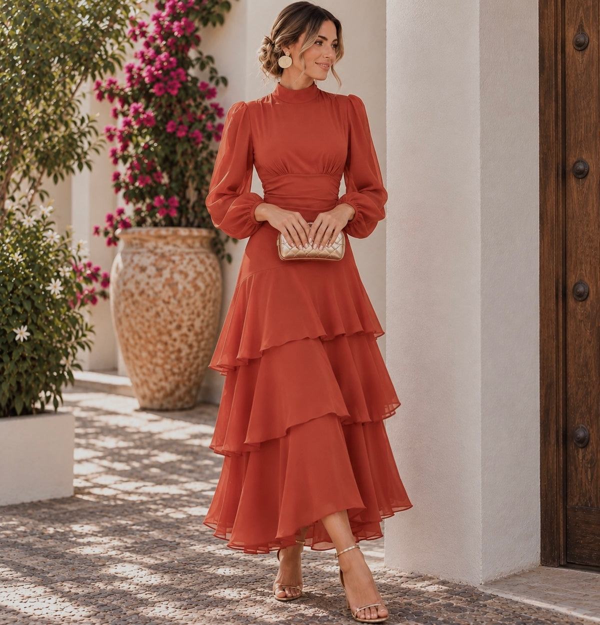 Vestido Ornella Teja