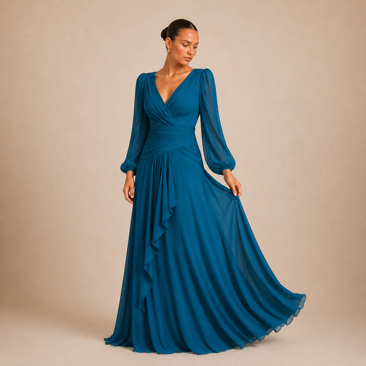 Vestido Miranda Petróleo