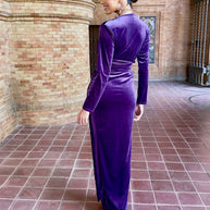 Vestido Imperio terciopelo