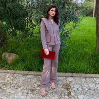 Conjunto pantalón Pata de gallo Milenka