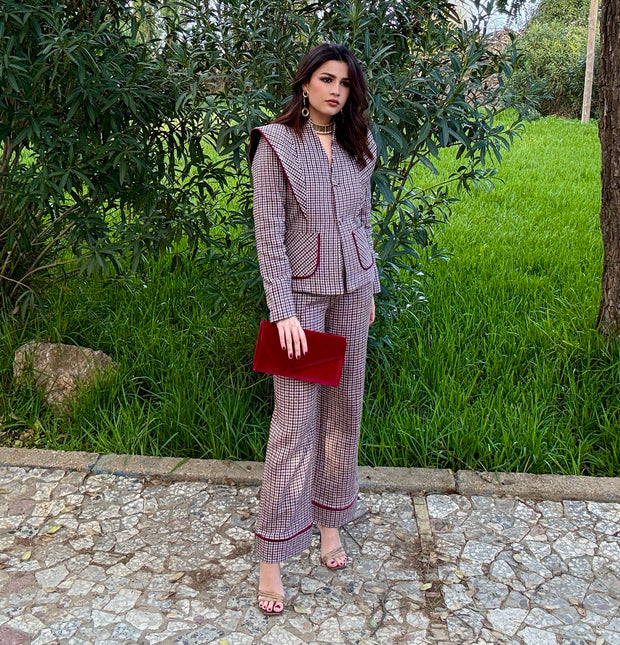 Conjunto pantalón Pata de gallo Milenka