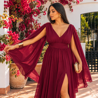 Vestido Telma Burdeos
