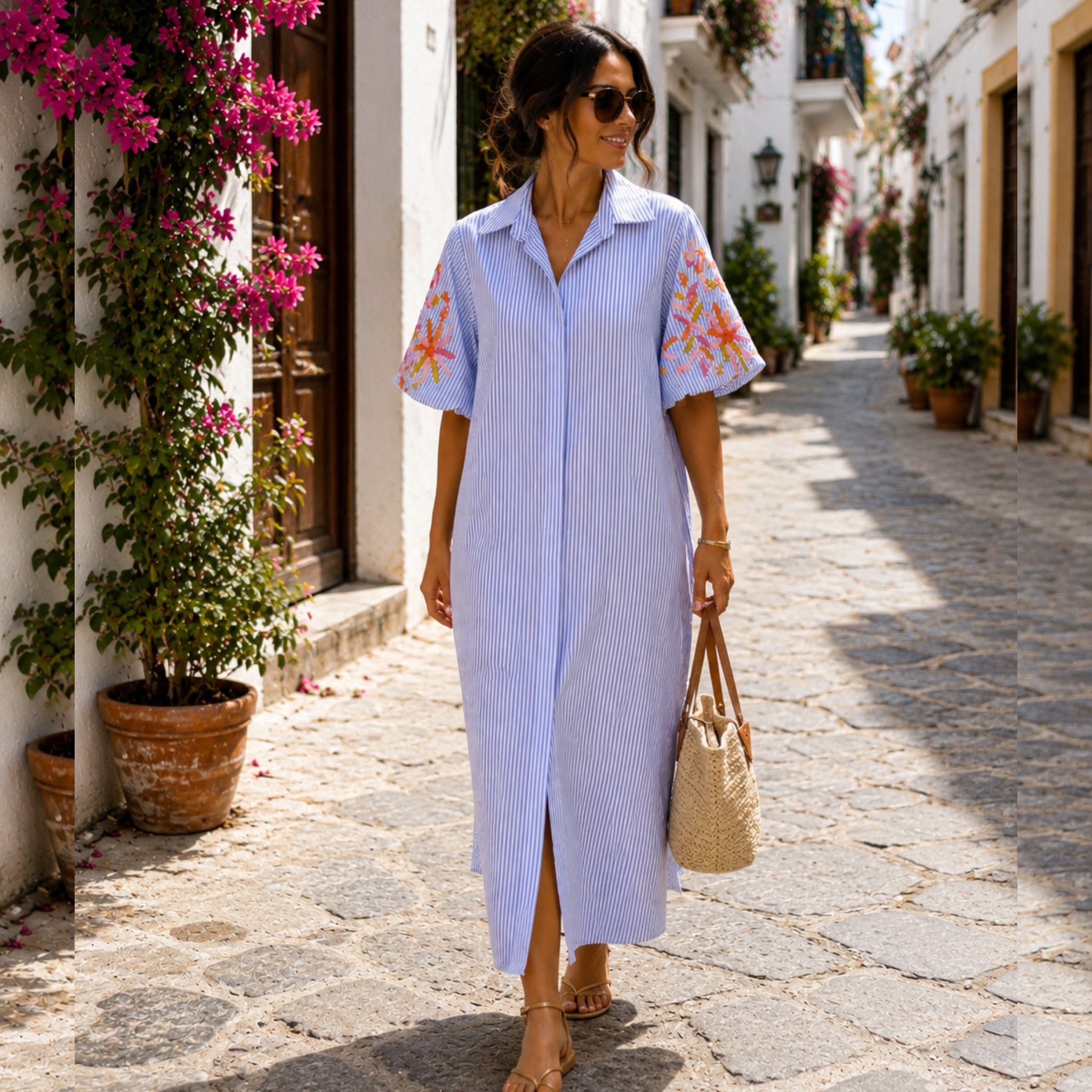 Vestido camisero Azurra