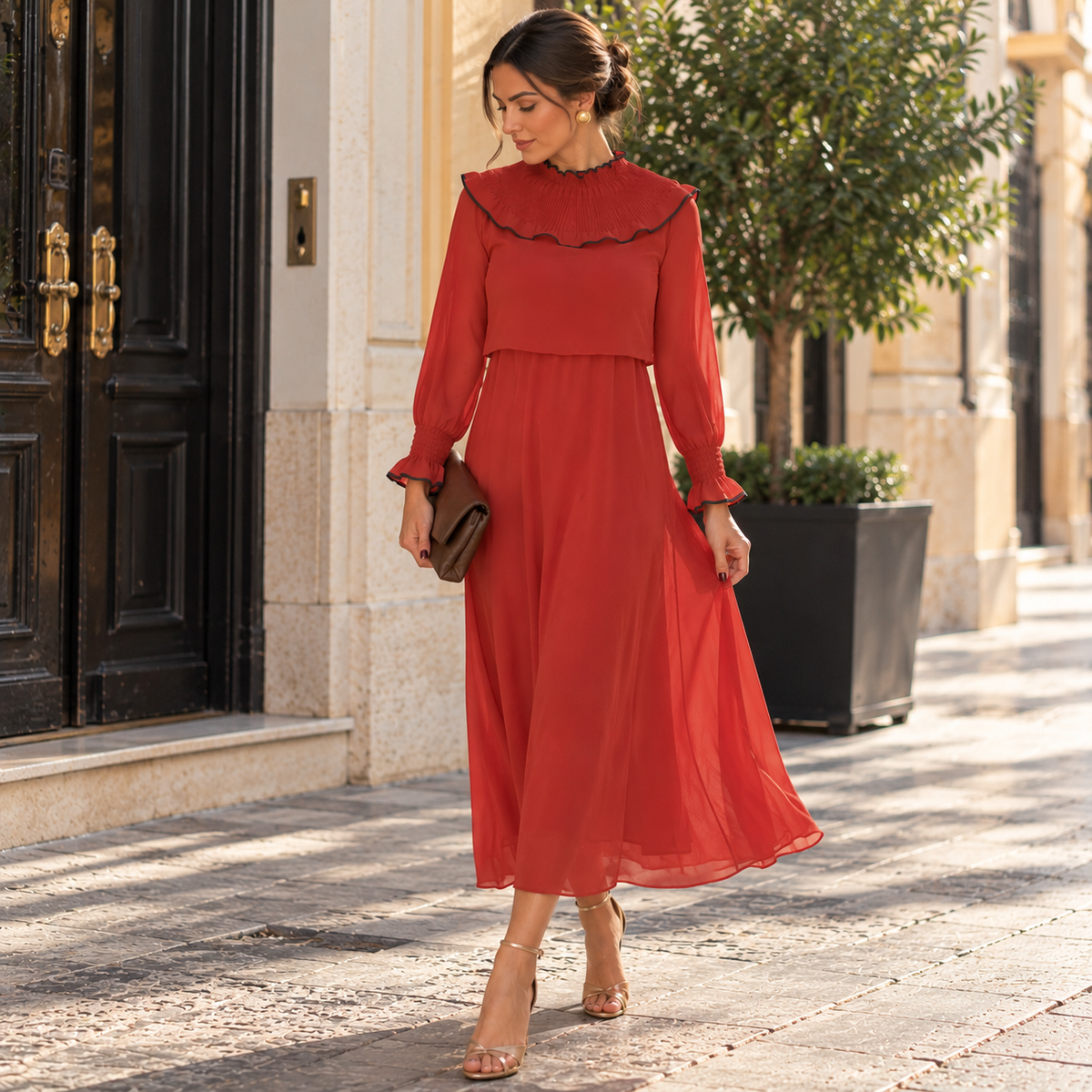 Vestido Inma Teja