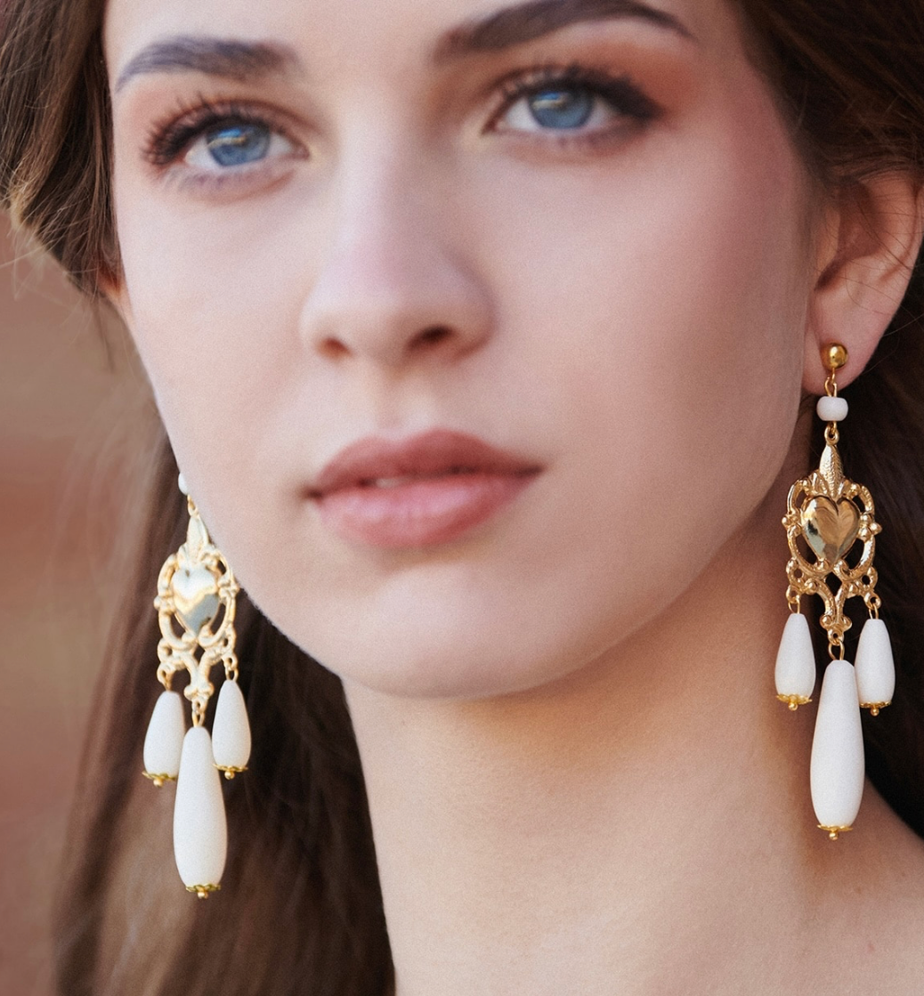 Pendientes de Hueso Tomasa