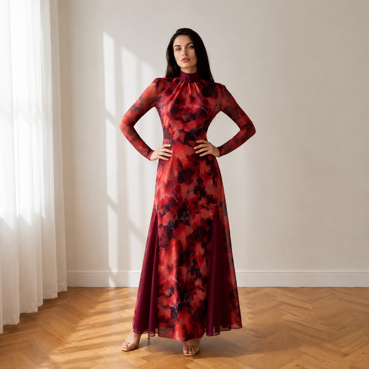 Vestido Berta Rojo